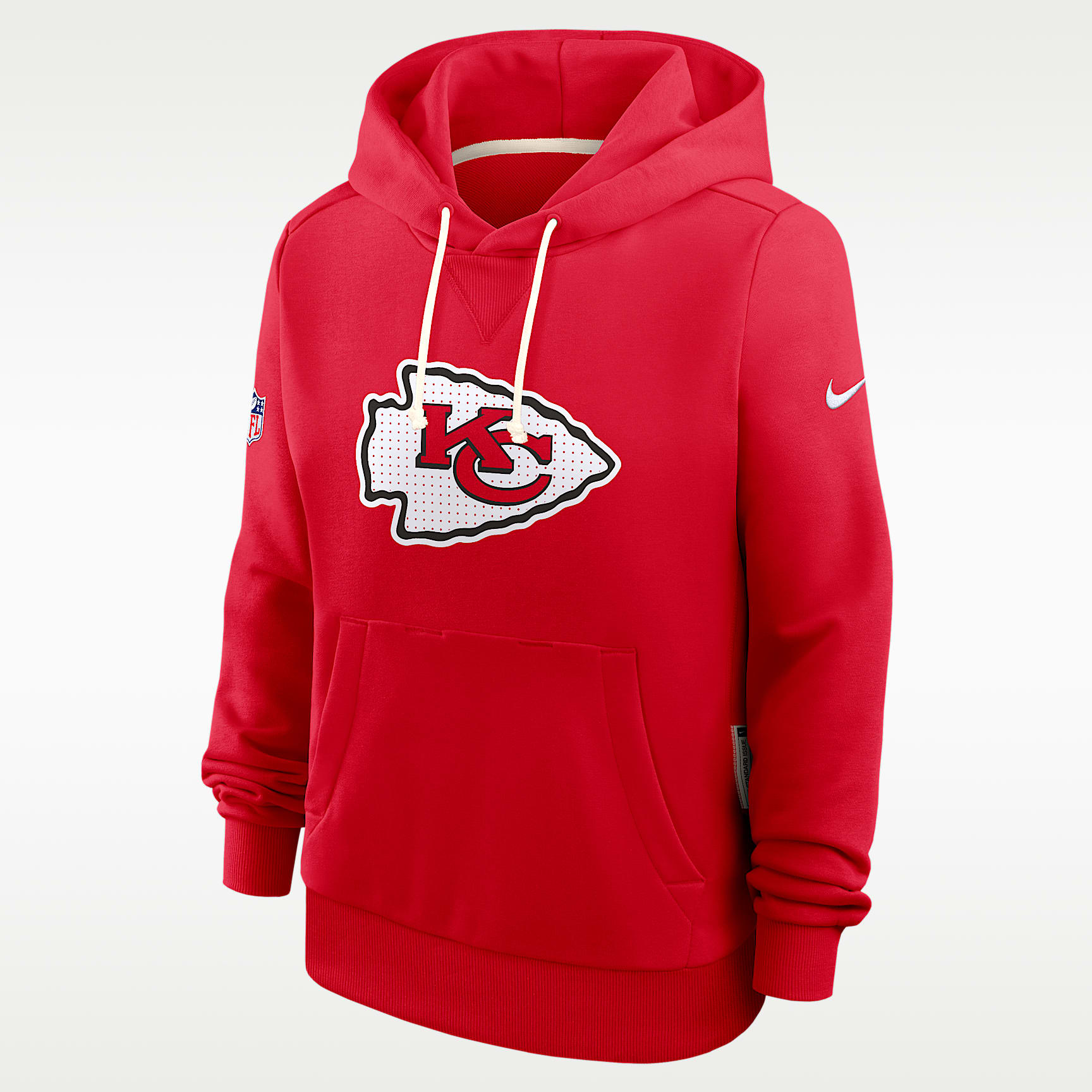 NFL Kansas City Chiefs オフィシャル パーカー Kansas City Chiefs Sideline Women's Nike Dri-FIT NFL Pullover